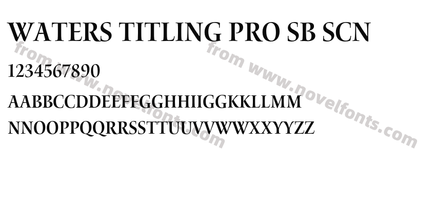 Waters Titling Pro Sb ScnPreview