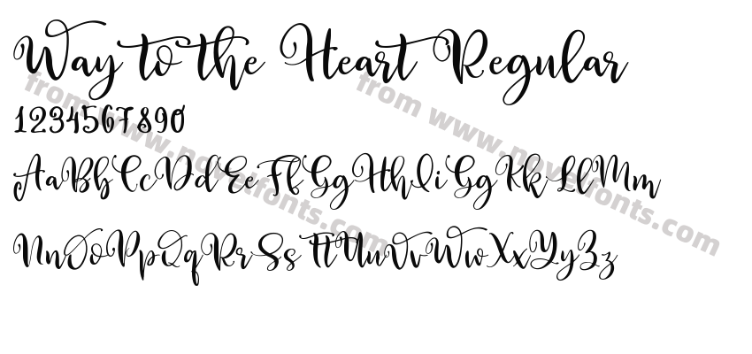 Way to the Heart RegularPreview