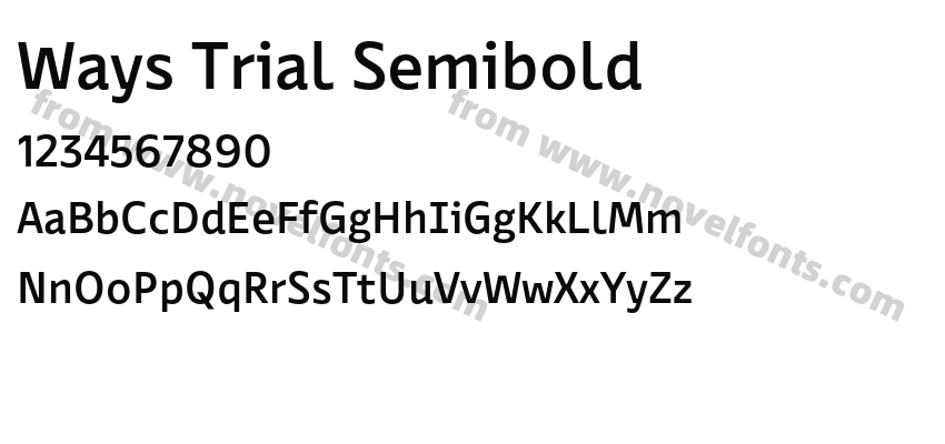 Ways Trial SemiboldPreview