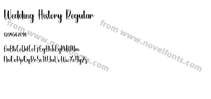 Wedding History RegularPreview