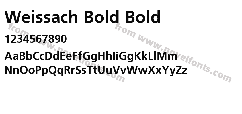 Weissach Bold BoldPreview
