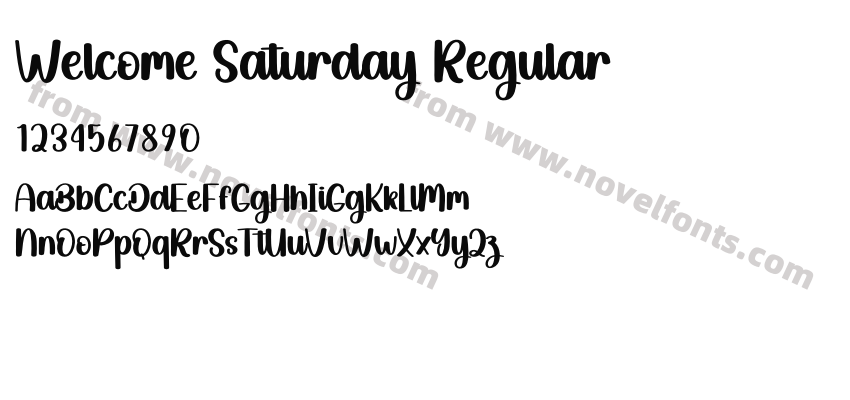 Welcome Saturday RegularPreview