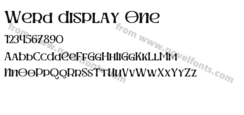 Werd Display OnePreview