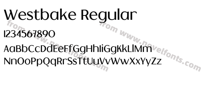Westbake RegularPreview