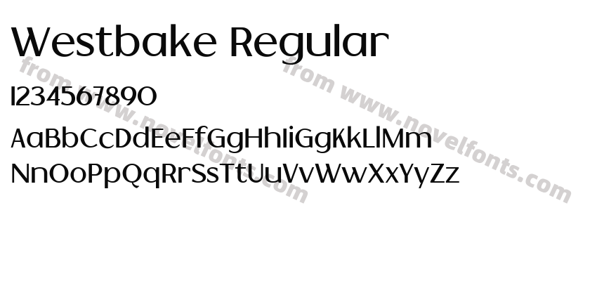 Westbake RegularPreview