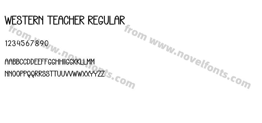 Western Teacher RegularPreview