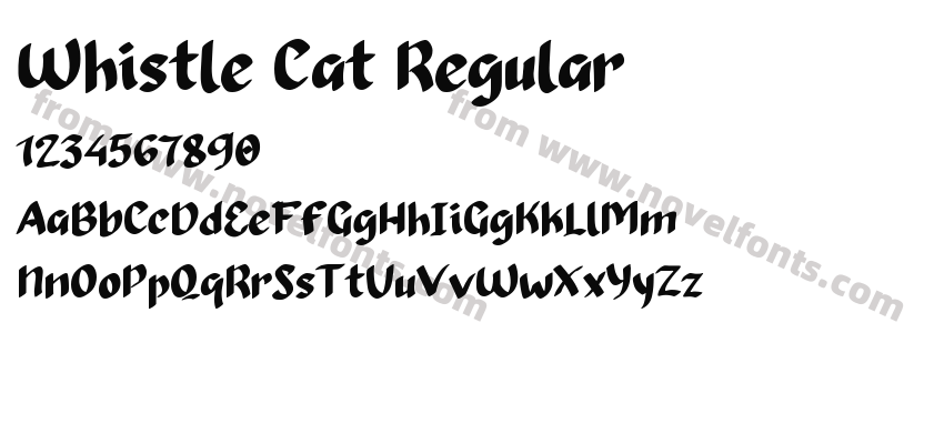 Whistle Cat RegularPreview