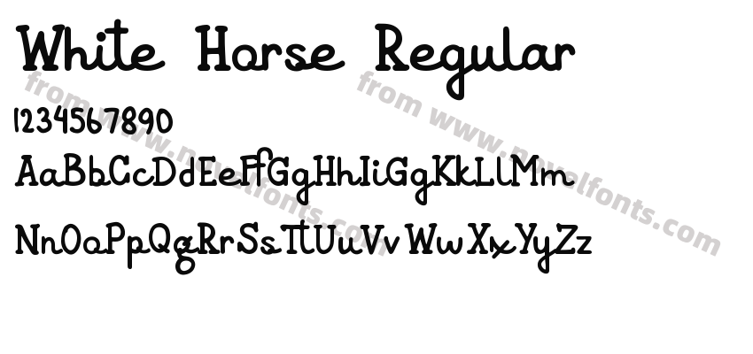 White Horse RegularPreview