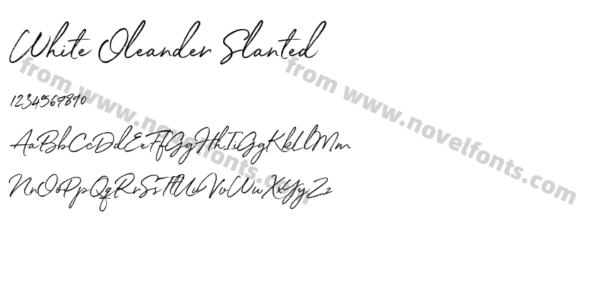 White Oleander SlantedPreview