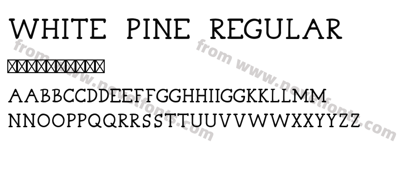 White Pine RegularPreview