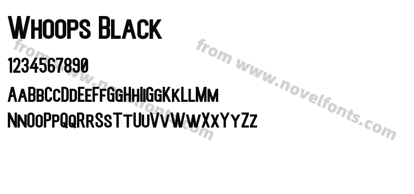Whoops BlackPreview