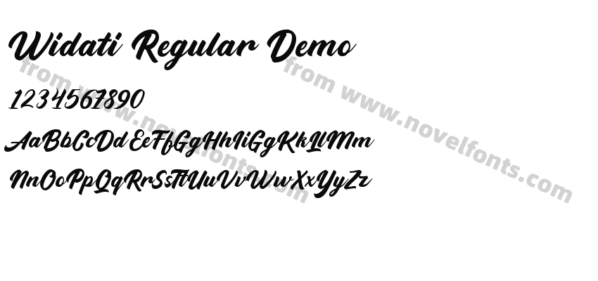 Widati Regular DemoPreview