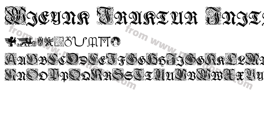 Wieynk Fraktur InitialenPreview