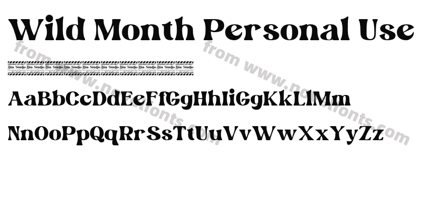Wild Month Personal UsePreview