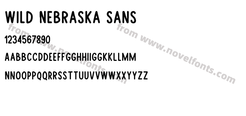 Wild Nebraska sansPreview