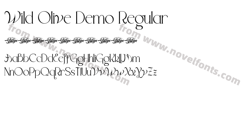 Wild Olive Demo RegularPreview