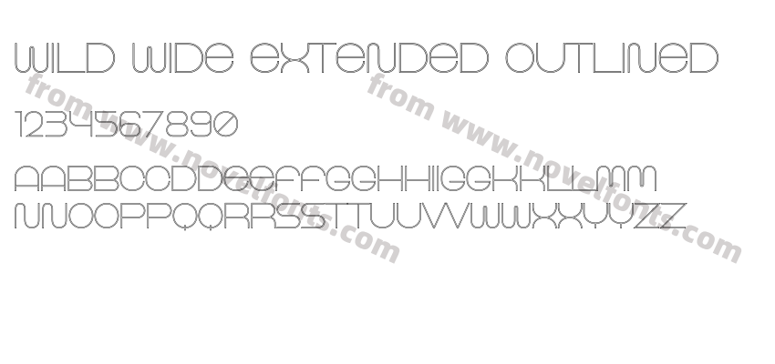 Wild Wide Extended OutlinedPreview