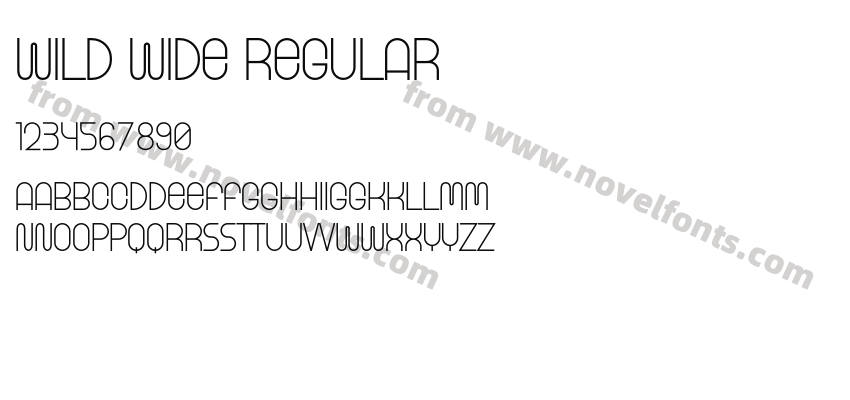 Wild Wide RegularPreview