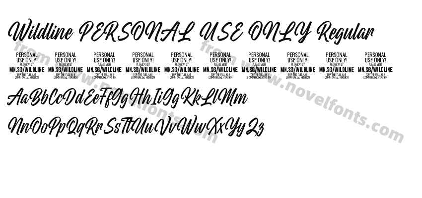 Wildline PERSONAL USE ONLY RegularPreview