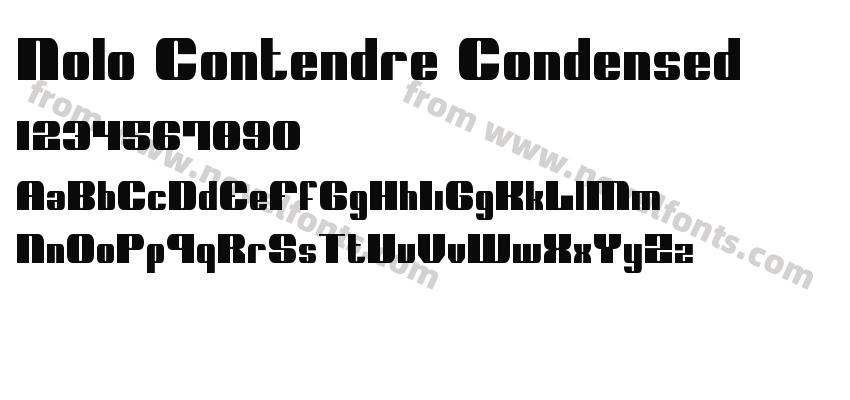 Nolo Contendre CondensedPreview