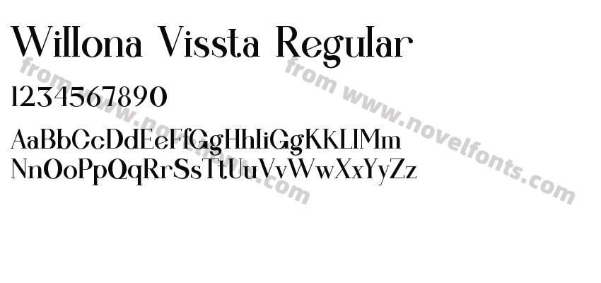 Willona Vissta RegularPreview