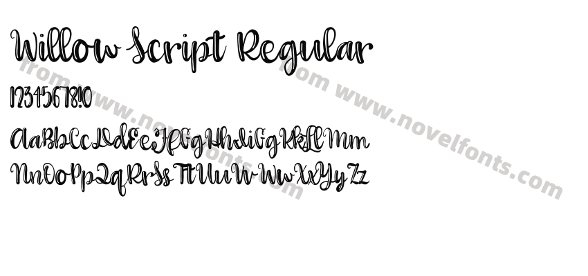 Willow Script RegularPreview