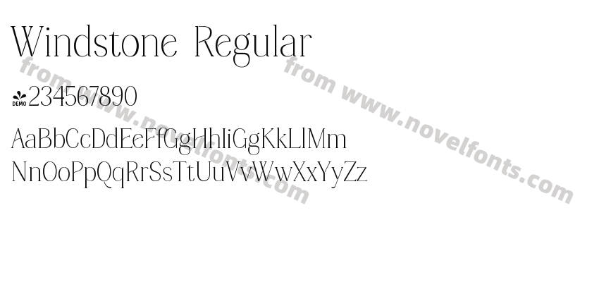 Windstone RegularPreview