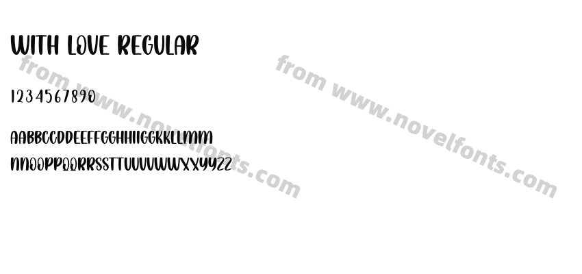 With Love RegularPreview