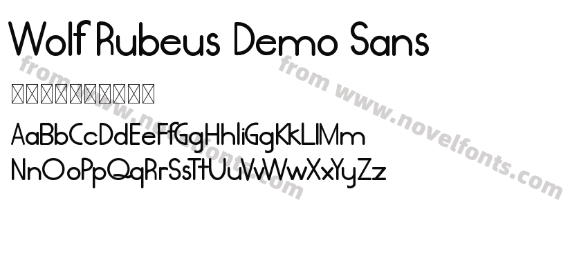 Wolf Rubeus Demo SansPreview