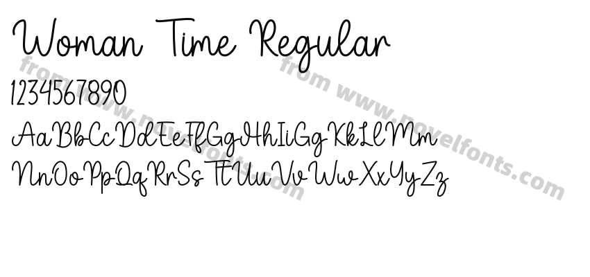 Woman Time RegularPreview