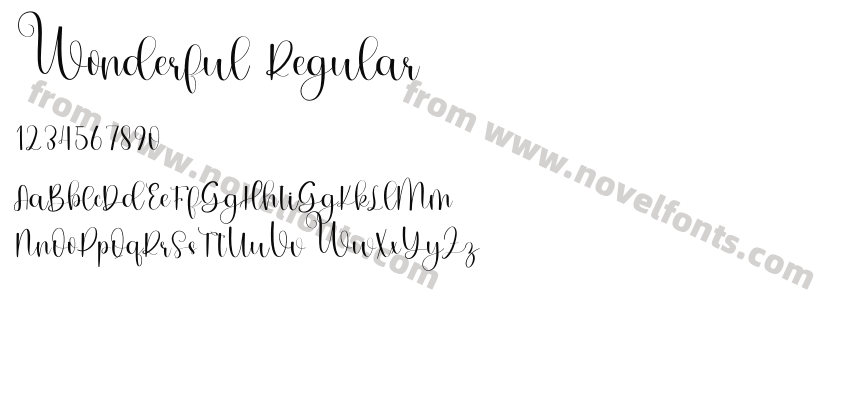 Wonderful RegularPreview