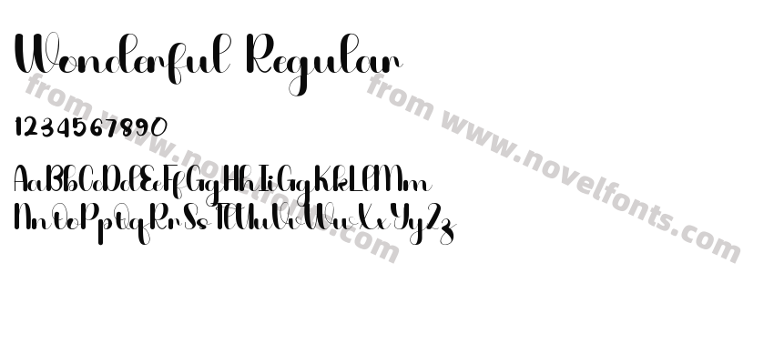 Wonderful RegularPreview
