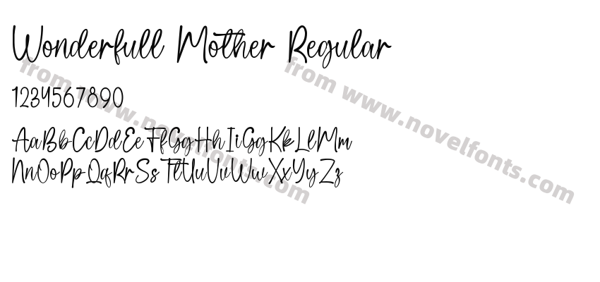 Wonderfull Mother RegularPreview