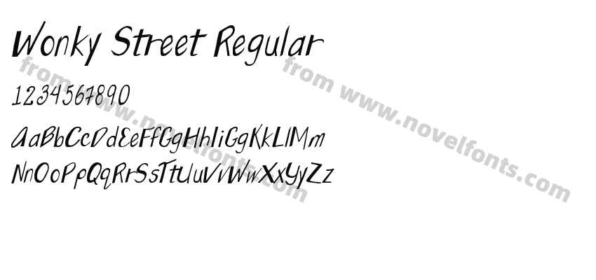 Wonky Street RegularPreview