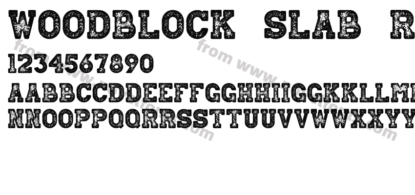 Woodblock Slab RoughPreview