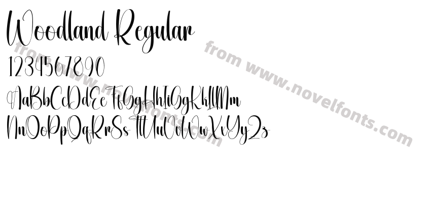 Woodland RegularPreview