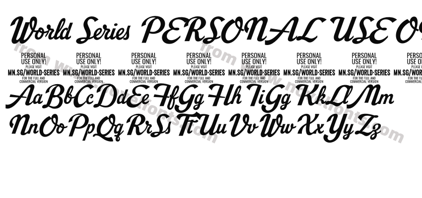 World Series PERSONAL USE ONLY PERSONAL USE ONLYPreview