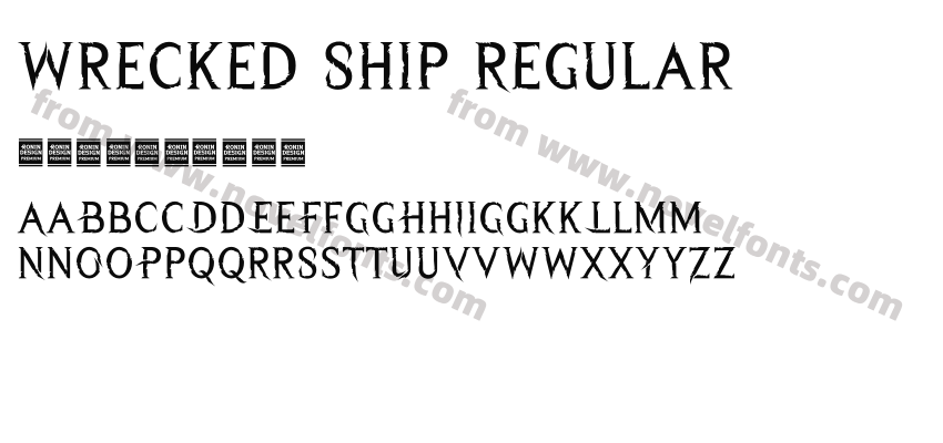Wrecked Ship RegularPreview
