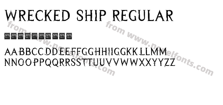 Wrecked Ship RegularPreview