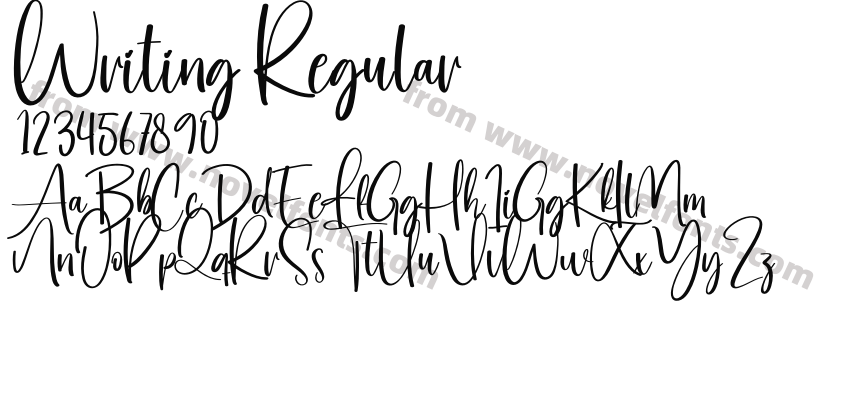 Writing RegularPreview