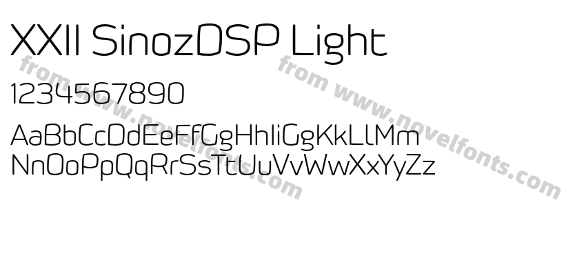 XXII SinozDSP LightPreview