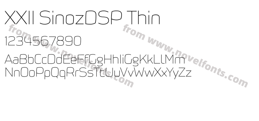 XXII SinozDSP ThinPreview