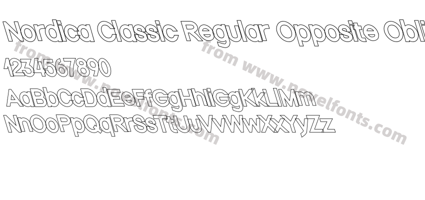 Nordica Classic Regular Opposite Oblique OutlinePreview