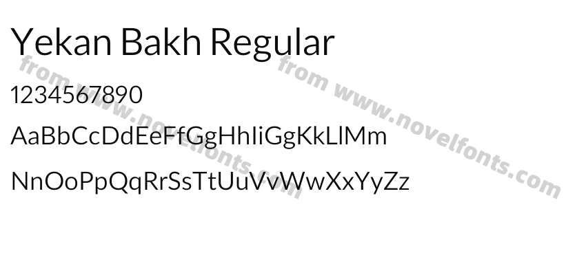 Yekan Bakh RegularPreview