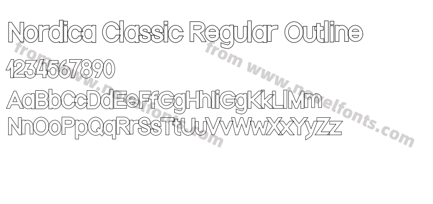 Nordica Classic Regular OutlinePreview