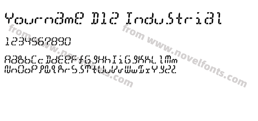 Yourname D12 IndustrialPreview