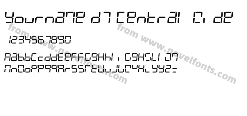 Yourname D7 Central WidePreview