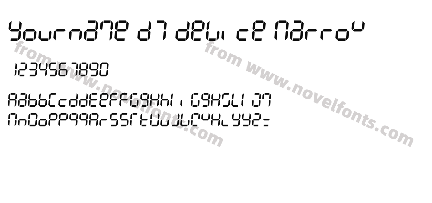 Yourname D7 Device NarrowPreview
