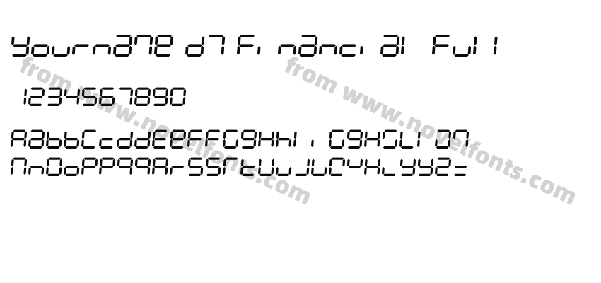 Yourname D7 Financial FullPreview