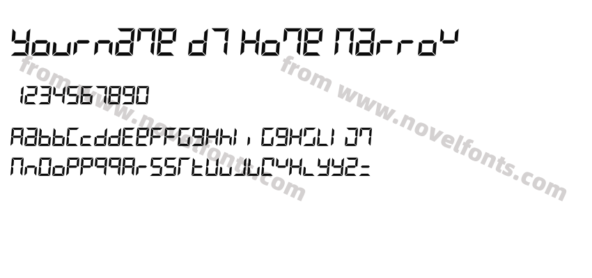 Yourname D7 Home NarrowPreview